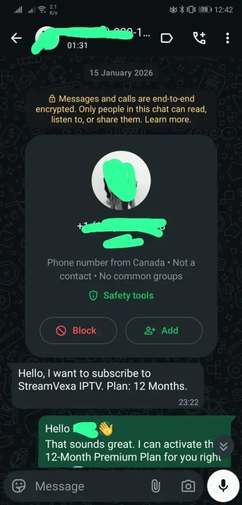 Choose a Plan - Buy IPTV Online in Minutes Premium Activation - Step 1: Choose a Plan | StreamVexa Setup